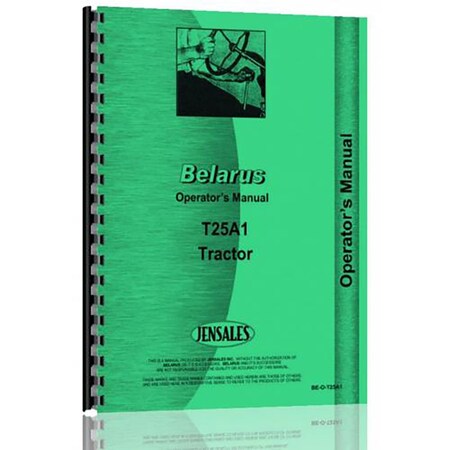 Operator Manual For Belarus T25A1